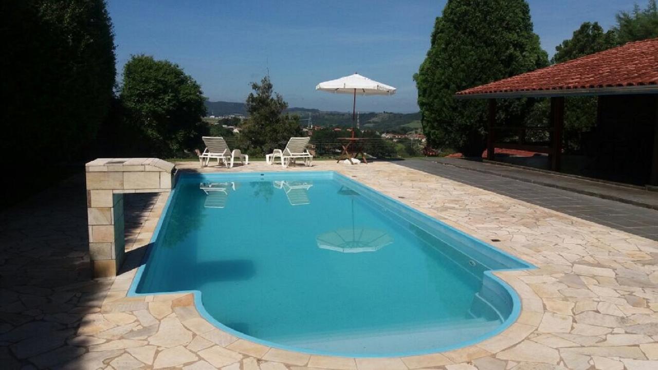 Villa Linda Chacara Com Piscina Atibaia Exterior foto